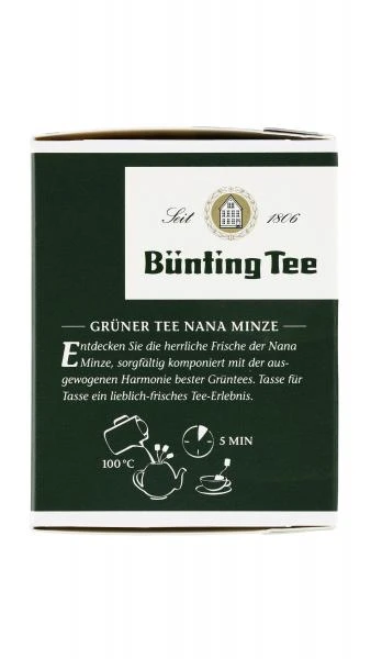 Bünting Tee Grüner Tee Nana Minze 3 Bünting Tee Grüner Tee Nana Minze – Bild 3