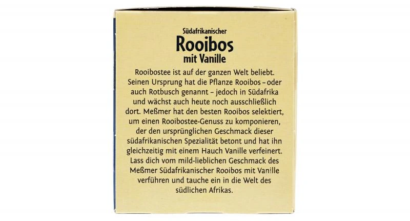 Meßmer Südafrikanischer Rooibos Mit Vanille 4 Meßmer Südafrikanischer Rooibos Mit Vanille – Bild 4