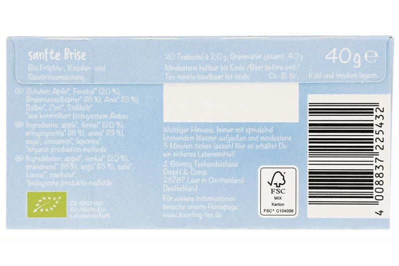 Bünting Tee Sanfte Brise 4 Bünting Tee Sanfte Brise – Bild 4