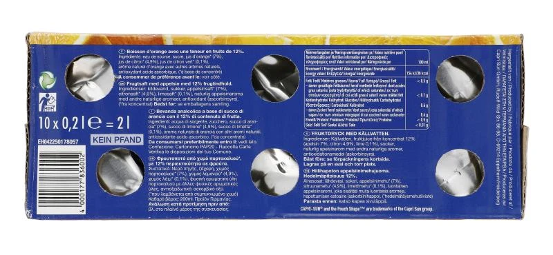 Capri-Sun Orange 3 Capri-Sun Orange – Bild 3
