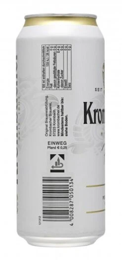 Krombacher Pils (Einweg) 5 Krombacher Pils (Einweg) -Getränkeladen 4504050008 4008287050134 03.jpg